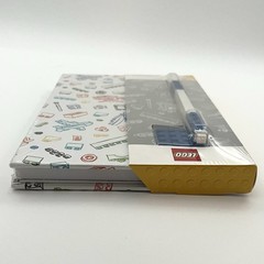 LEGO Journal Pen Hardcover Notebook Stationary Diary Lined Blank Book New Sealed