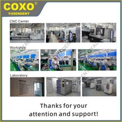 COXO Dental Handpiece Fiber Optic High Speed Turbine LED 6 Pin Coupling Fit KAVO