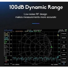 SV4401A 7 inch Touch 50KHz-4.4GHz VNA Vector Network Analyzer Lcd 100dB Dynamic