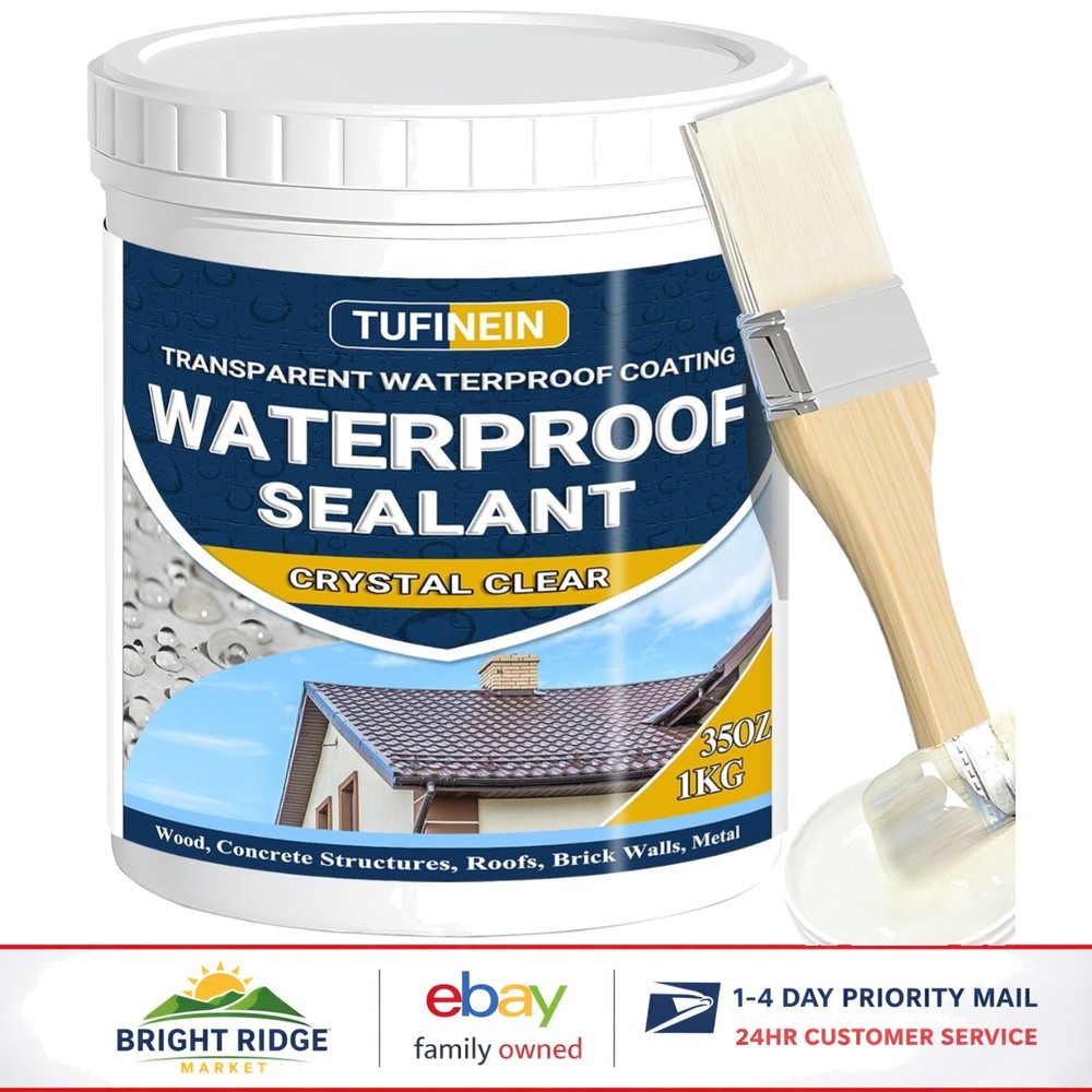 35oz Clear Waterproof Sealant for Effective Leak Prevention and Moisture Barrier