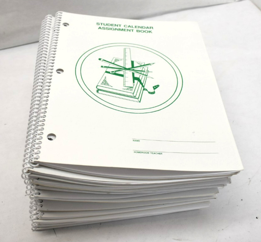 Lot of 17 Student Calendar Assignment Notebooks School Journal Calendar