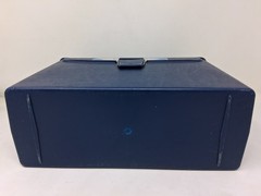 Vintage 1972 Sterling Letter File Storage Box Handle Dark Blue #274 Retro