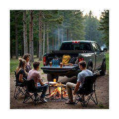 LEDKINGDOMUS Soft Tri-Fold Truck Bed Tonneau Cover Fits for Chevy Colorado/GM…