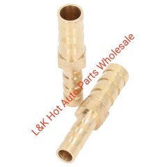 2Pcs Hose Barb Reducing Connector Fitting Splicer (8mm(5/16in) To 6mm(1/4in))