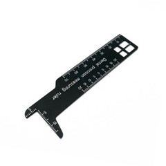 2023 New Dental Precision Measuring Ruler Medical Tool Double Sided Use Ruler To
