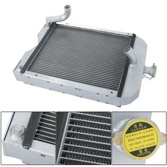 8N8005 86551430 2 low Full Aluminum Radiator For Ford Tractor 2N 8N 9N Model