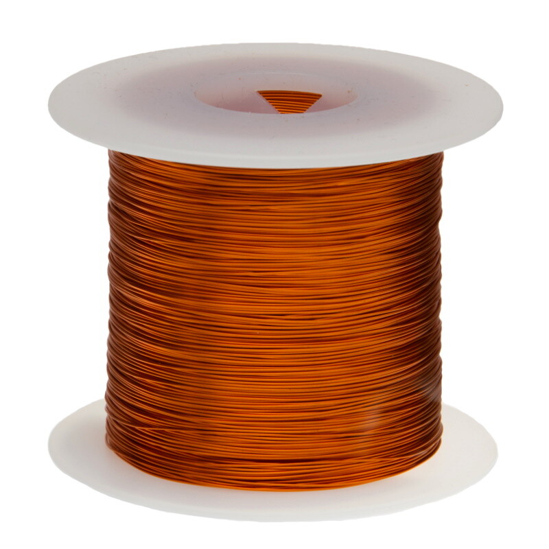 14 AWG Gauge Enameled Copper Magnet Wire 1.0 lb 79′ Length 0.0682″ 240C Nat