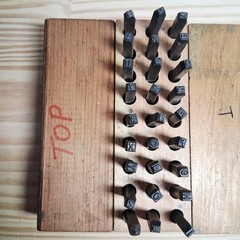 Three Young Bros. Stamp Works Letters 1/16″ 1.6mm – 3/32″ 2.4mm – 1/8″ 3.2mm