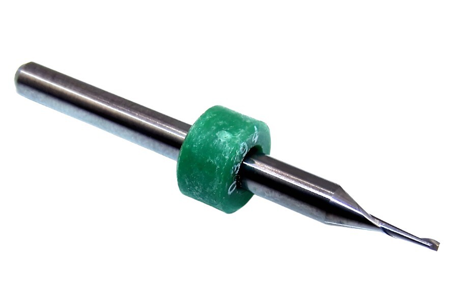 1560.0394.118 Kyocera 1.00mm Carbide 1 Flute End Mill .0394″ Diameter .118″ FL