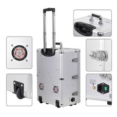 USA STOCK Dental Delivery Unit with Air Compressor Suction Mobile Trolley
