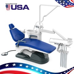 TUOJIAN Dental Unit Chair Computer Controlled DC Motor PU Hard Leather +Stool
