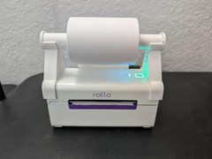 Shipping Label Roll Holder for Rollo Printer | Space-Saving 4×6 Label Stand