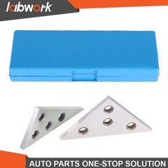 Labwork 2PCS 45 45 90 Degree Angle Blocks 30 60 90 Angle Machinist Plate 0.0001″