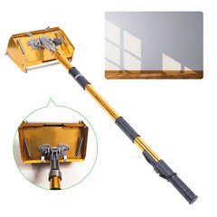 Drywall Flat Finishing Box Tool With Adjustable Rod 3.44-5.51ft For Wall Ceiling