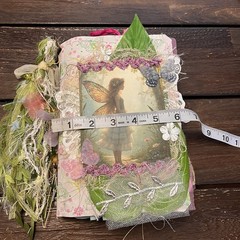 Fairy Junk Journal Silver Pink Boho Woodland Grungy Softcover 3 Signatures
