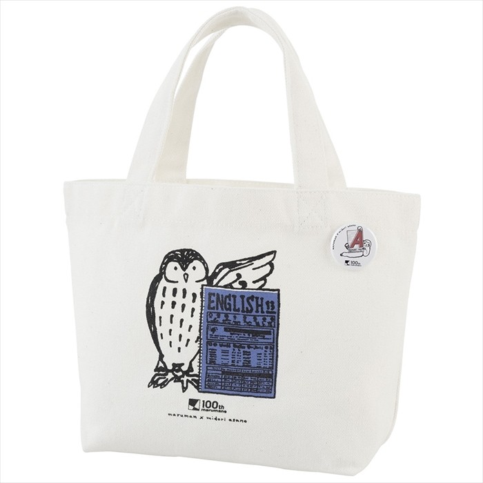 Maruman Tote Bag S, English Owl, 100th Anniversary Limited Edition
