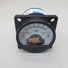1PC DC 0-100MA Analog Ammeter Panel AMP Current Meter SO45 Cutout 45mm