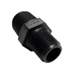 Banjo Poly Reducer Nipple Pipe Fitting 3/4″ MNPT X 1/2″ MNPT – RN075-050