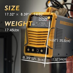 3 in 1 CUT/TIG/MMA Welder 50A Air Plasma Cutter 200A TIG&Stick Welding Machine