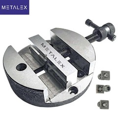 Round Vise 100mm Vice For 4″ Rotary Milling Table Supplied With M6 Tee Nuts USA