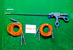 Laparoscopic Bipolar Maryland Gold Jaw with 2pc Cable Free Reusable Instruments