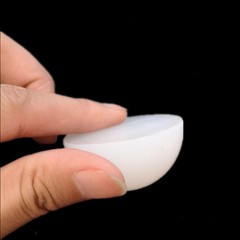 White Solid Silicone Rubber Half Ball Mold Stripping Hemisphere High Temperature