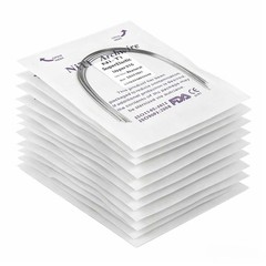 Dental Ortho Elastic Niti Arch Wire Round Natural Form Bracket Braces