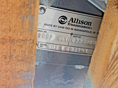 ALLISON CRT 3331-1 TRANSMISSION
