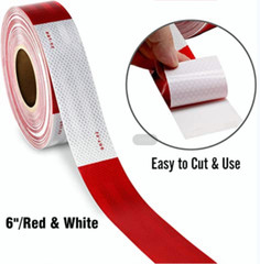 DOT-C2 Conspicuity Tape Car Truck Warning Reflective Reflector Stickers 2”x50’US