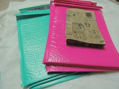 30 Hot Pink and Teal 10.5 X 15.25 Poly Bubble Mailers, Shipping Padded Mailer #5