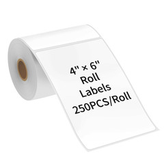 100Rolls 4×6 Direct Thermal Shipping Labels 250/Roll For Zebra 2844 Eltron ZP450