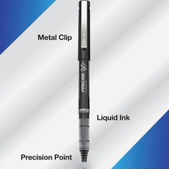 Precise V7 Capped Liquid Ink Rollerball Pens, Fine Point Ink Pens 0.7 mm, Col…