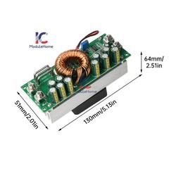 1200W 30A 1500W 50A Adjustable DC-DC Step-down Buck Power Supply Module