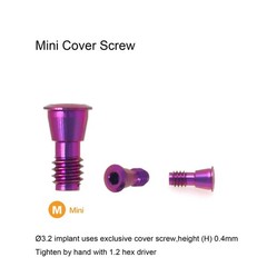 Dental Healing Abutment Fits Hiossen/Nobel/DIO UF/Straumann Implant Healing Caps