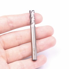 1/8″ x 1/4″ HSS End Mill Set 4pcs – 4 Flute Straight Shank Cutter for Metal &CNC