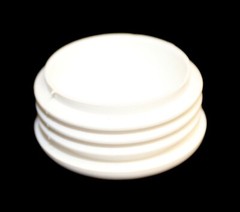 White 1.5″ Round Tubing Plastic Hole Plug End Cap, 1.5 Inch OD Tube Pipe Cover
