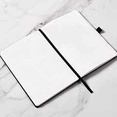 Dotted Journal Numbered Index Pages Hard Cover Notebook Thick Paper Book