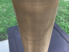 Vintage Bronze Woven Wire Mesh Screen Screening Roll ~ 24 inches x 40 foot