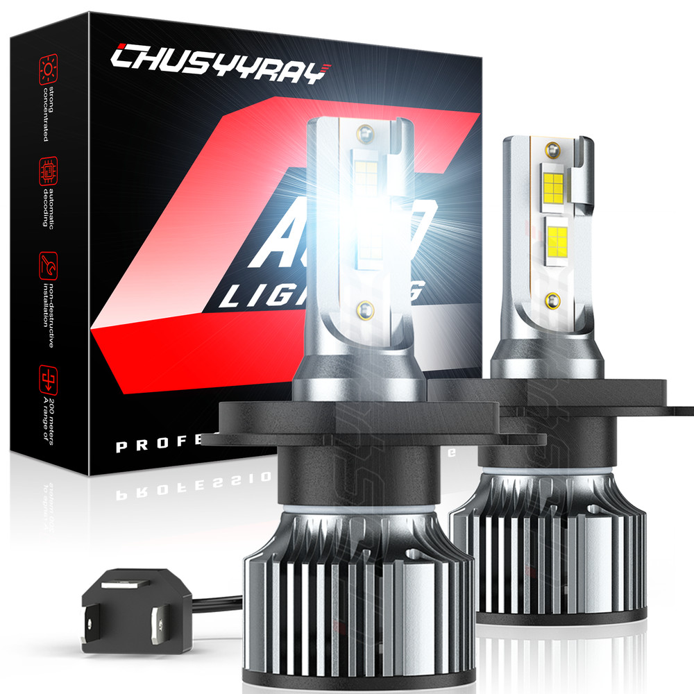 2 Ultra Brite Hi/Lo LED headlight bulbs Fit Kubota M4 M5040 M5140, M5640 tractor