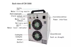 Chiller CW3000 Refrigeration for 5000W Laser Cutting CW5200 Engraving Water Tank