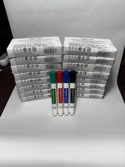 Amazon Basics Dry-Erase Chisel Tip White Board Markers – Multicolor, Pack of 64