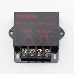 Power Converter DC 24V to DC 12V 5A 60W Voltage Regulator Step Down Buck Reducer