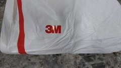 3M 4565-BLK-M 25 Pk Size Medium Hooded Disposable Coveralls