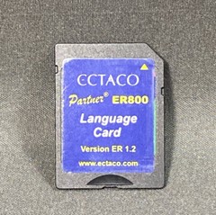 ECTACO Partner ER800 Series Language Card Version ER 1.2 Tested Works Used