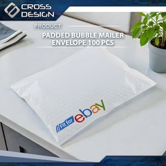 100pcs Padded Bubble Mailer Envelope 6.5” x 9.25” With Color Logo