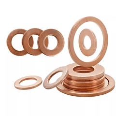 Metric Copper Sealing Washers Flat Gasket Rings Form A DIN 7603 A – M3 – M60