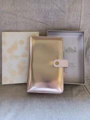NIB Webster’s Pages Small Planner Notebook, Pink Rose Gold, No Calendar