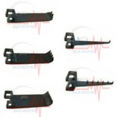 McCULLOCH MICRO DISCECTOMY LUMBAR RETRACTOR 5 BLADES SET BLACK COLOR COATED