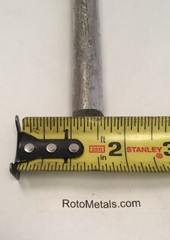 RotoMetals Lead Cast Rods 5/8 inch Diameter X 1 Foot Length