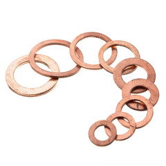 150Pcs Copper Crush Washer Gasket Set Flat Ring Seal Assortment Kit M5 – M22 US